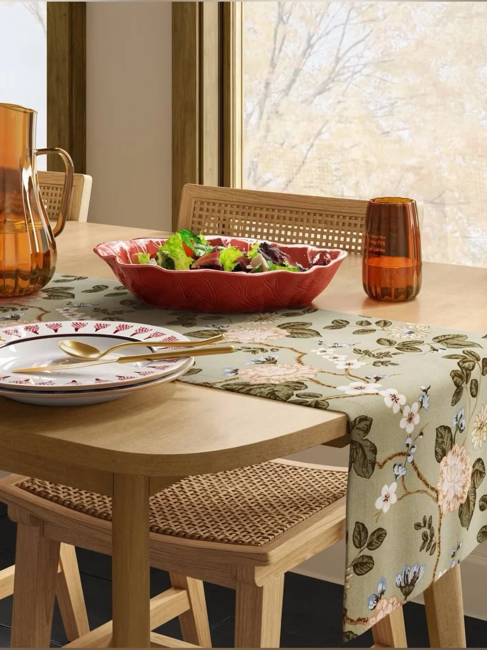 4pk Botanical Floral Placemat - Threshold